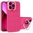 Mobigear Cube iPhone 14 Plus Plastique rigide Coque arrière avec béquille - Magenta