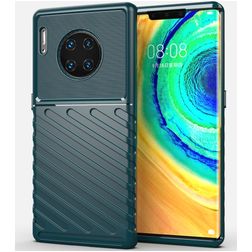 Mobigear Groove Coque Huawei Mate 30 Pro Coque arrière en TPU Souple - Vert