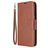 Mobigear Excellent Housse Huawei Y6p Etui Porte-Monnaie - Marron