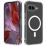 Mobigear Crystal Coque Transparente Google Pixel 9a MagSafe Coque arrière Rigide - Transparent