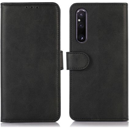 Mobigear Wallet Sony Xperia 1 V Étui Portefeuille - Noir