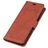 Mobigear Ranch Housse Motorola One Power Etui Porte-Monnaie - Marron