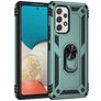 Mobigear Armor Ring Samsung Galaxy A53 Plastique rigide Coque arrière Antichoc avec bague de maintien - Vert