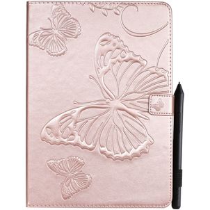 Mobigear Butterfly Coque iPad 8 (2020) Etui + Porte-crayon - Rose doré