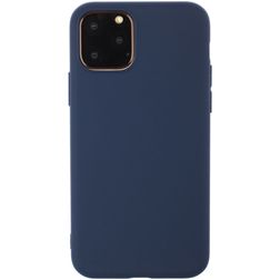Mobigear Colors Coque iPhone 12 Coque arrière en TPU Souple - Bleu