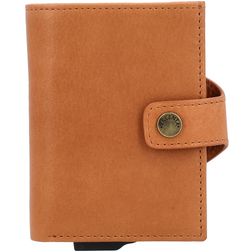 Valenta Card Case Plus - Porte Cartes en - 8 Cartes - Tan