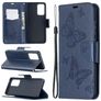 Mobigear Butterfly Housse Samsung Galaxy A52 Etui Porte-Monnaie - Bleu