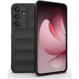 Mobigear Bumpy Samsung Galaxy S25 FE TPU souple Coque arrière - Noir