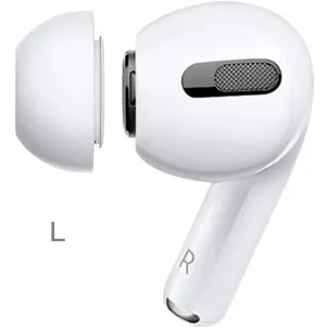 Xccess Silicon Replacement Ear Tips for Airpod Pro 1/2 Size L (1 Pair) White