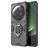 Mobigear Armor Ring Coque Xiaomi 13 Ultra Coque arrière Rigide Anti-Chocs avec Anneau-Support - Noir