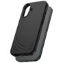 CARE by PanzerGlass Feature FLOW Coque iPhone 17 MagSafe Coque arrière en Silicone Anti-Chocs - Noir