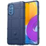 Mobigear Rugged Shield Coque Samsung Galaxy M52 Coque arrière en TPU Souple Anti-Chocs - Bleu