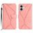 Mobigear Stitch Housse iPhone 17 Etui Porte-Monnaie - Rose
