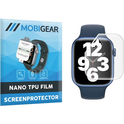 Mobigear Apple Watch - 45 mm Hydrogel TPU Protection d'écran - Compatible coque