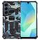 Mobigear Armor Stand Coque Samsung Galaxy A16 Coque arrière Rigide Anti-Chocs avec Support Amovible - Bleu