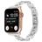 Mobigear Paris Bracelet Acier Apple Watch Fermeture boucle déployante - 42/41/40/38 mm - Argent