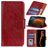 Mobigear Classy Housse Motorola Moto E22 Etui Porte-Monnaie - Rouge