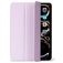 Decoded Textured Slim Coque iPad Pro 11 Pouces (2024) Etui en Silicone Souple - Lavande