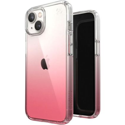 Speck Presidio Perfect Clear Ombre iPhone 14 Plus Plastique rigide Coque arrière Antichoc - Vintage Rose