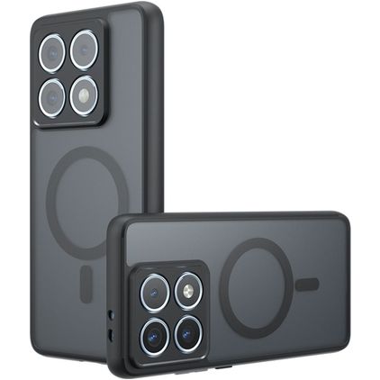 Mobigear Armor MagSafe Xiaomi 14T Pro Plastique rigide Coque arrière - Noir