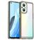 Mobigear Crystal OPPO Reno 7 Lite Plastique rigide Coque arrière - Transparent / Gris