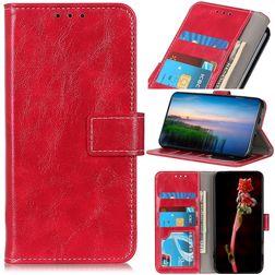 Mobigear Basic Housse Samsung Galaxy S21 Etui Porte-Monnaie - Rouge