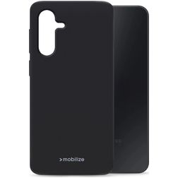 Mobilize Rubber Gelly Coque Samsung Galaxy A17 Coque arrière en TPU Souple - Noir