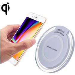 Mobigear Design Chargeur sans fil Qi 5W 1A - Blanc