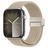 Dux Ducis Mixture Pro Bracelet Nylon pour Apple Watch Fermeture magnétique - 49/46/45/44 mm - Beige
