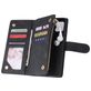 Mobigear Zipper Housse Samsung Galaxy Note 10 Lite Etui Porte-Monnaie - Noir
