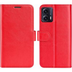 Mobigear Basic Housse Motorola Moto G53 5G Etui Porte-Monnaie - Rouge
