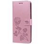 Mobigear Roses Housse Samsung Galaxy J6 Plus Etui Porte-Monnaie - Rose doré