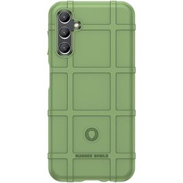 Mobigear Rugged Shield Coque Samsung Galaxy A24 Coque arrière en TPU Souple Anti-Chocs - Vert