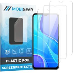 Mobigear Xiaomi Redmi 9 Protection d'écran Film - Compatible coque (Lot de 3)
