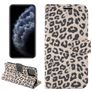 Mobigear Leopard Housse iPhone 12 Etui Porte-Monnaie - Marron