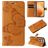 Mobigear Butterfly Housse Xiaomi 14T Pro Etui Porte-Monnaie - Cognac