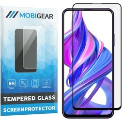 Mobigear Premium HONOR 9X Pro Verre trempé Protection d'écran - Compatible Coque - Noir