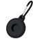 Mobigear Circle Key Coque TPU souple Porte-clés pour Apple AirTag - Noir