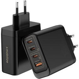Mobilize Wall Charger - 4 USB Power Delivery 140W - Noir