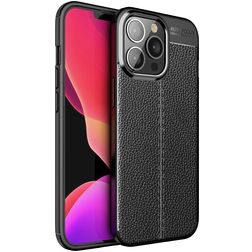 Mobigear Luxury iPhone 13 Pro TPU souple Coque arrière - Noir