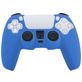 Mobigear Classic Coque Playstation 5 controller Thin Coque en Silicone Souple - Bleu