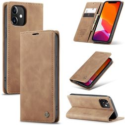 CaseMe 013 iPhone 12 Étui Portefeuille - Marron