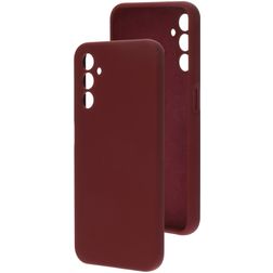 Mobiparts Samsung Galaxy A14 Silicone Coque arrière - Plum Red