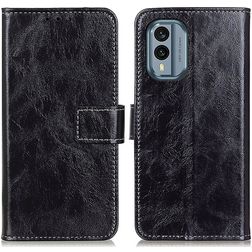 Mobigear Basic Housse Nokia X30 Etui Porte-Monnaie - Noir
