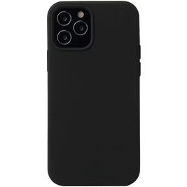 Mobigear Rubber Touch Coque iPhone 13 Pro Coque arrière en Silicone - Noir