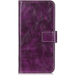 Mobigear Basic Housse Motorola Edge (2020) Etui Porte-Monnaie - Violet