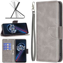 Mobigear Excellent Housse Realme 9 Pro Plus Etui Porte-Monnaie - Gris
