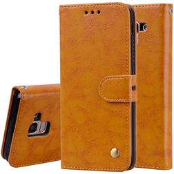 Mobigear Wallet Housse Samsung Galaxy J6 (2018) Etui Porte-Monnaie - Cognac