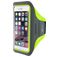 Mobiparts Comfort Fit Brassard Téléphone iPhone 7 Brassard Coque de Sport en Neoprène - Neon Green