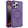 Mobigear Armor Shield Coque iPhone 16 Pro MagSafe Coque arrière Rigide - Violet